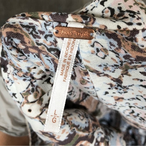 FREE PEOPLE Women’s Blouse Top Sleeveless Size L - Picture 3 of 5